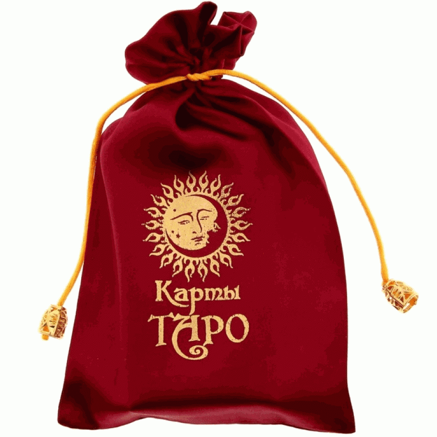 Мешочек для карт таро Солнце и Луна