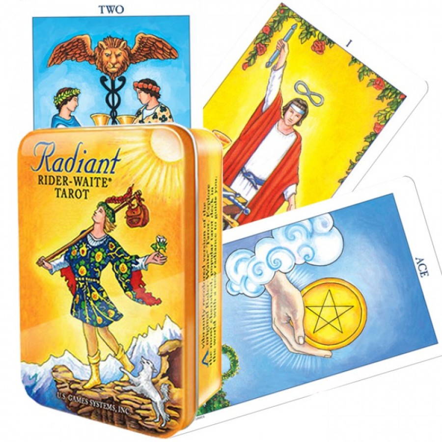 Карты Радужное Таро Райдера-Уэйта Radiant Rider-Waite Tarot (в жестяной коробке)