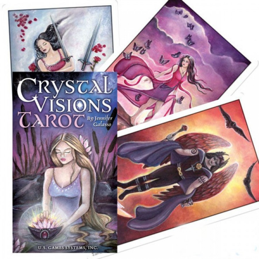 Карты Таро Кристального Видения Crystal Visions Tarot by Jennifer Galasso