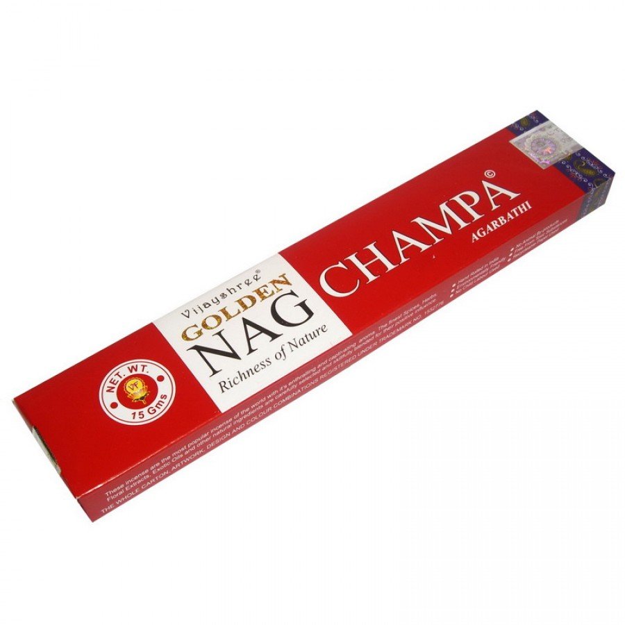 Золотая Наг Чампа (Golden Nag Champa) Ароматические палочки натуральные 15 г.